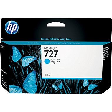 Mustesuihkuväri HP NO. 727  B3P19A  cyan