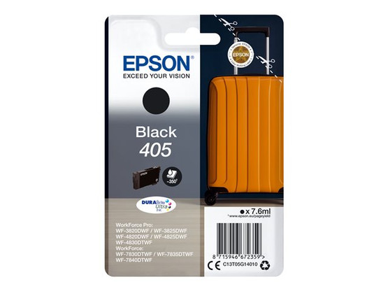 Mustesuihkuväri Epson NO. T405  C13T05G14010 musta
