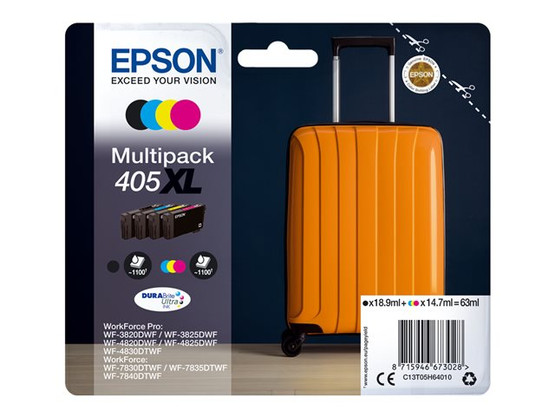 Mustesuihkuväri Epson NO. T405XL  C13T05H64010 multipack