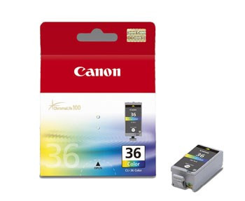 Mustasuihkuväri Canon CLI-36 3-väri