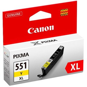 Mustesuihkuväri Canon CLI-551Y XL yellow