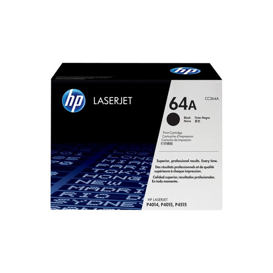 Laserväri HP CC364A - HP 64A musta