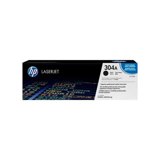 Laserväri HP CC530A - HP 304A musta