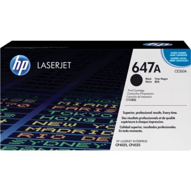 Laserväri HP CE260A - HP 647A musta