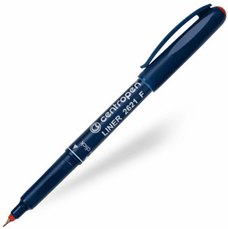 Kuitukärkikynä Centropen Liner 2621 0,3 mm punainen  10 kpl/pkt