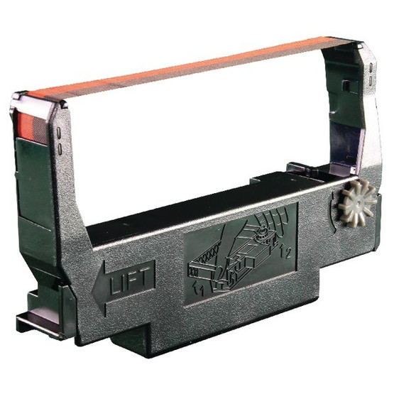 Värinauha Epson  ERC-30/34/38  musta/punainen