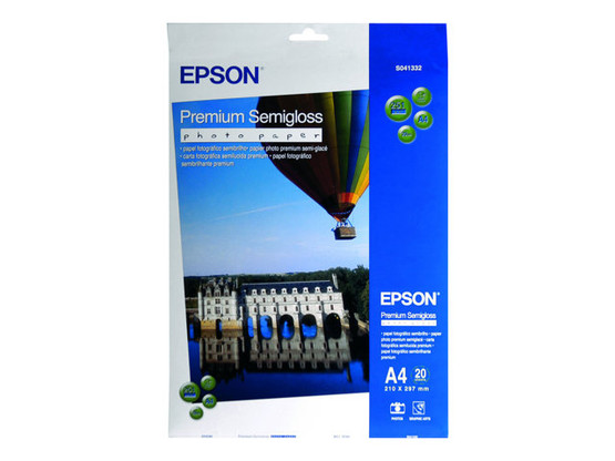 valokuvapaperi Epson semigloss premium A4 20sheets silk matte 251g/m2 