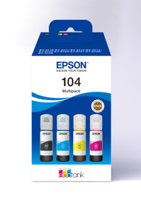 Mustesuihkuväri Epson NO. T104  C13T00P640 multipack