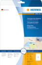 Läpinäkyvä tarra HERMA 4375  210 x 297mm 1-jakoinen