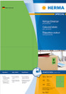 Monikäyttötarra HERMA 4399 tarra 105x148mm vihreä 4-jakoinen