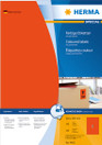 Monikäyttötarra HERMA 4402 tarra 210x297mm punainen 1-jakoinen
