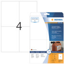 Säänkestävä tarra HERMA 4697  105 x 148mm 4-jakoinen