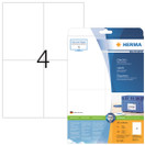 Monikäyttötarra HERMA 5063 tarra 105x148mm 4-jakoinen