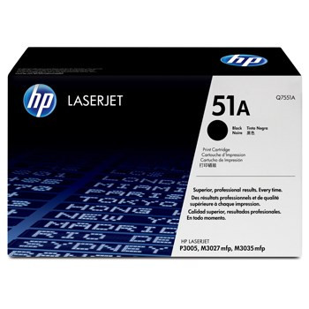 Laserväri HP Q7551A - HP 51A musta