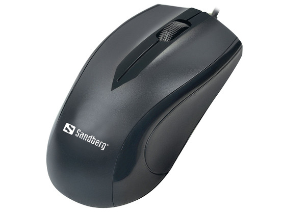 Hiiri Sandberg Standard USB Mouse langallinen, Black