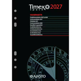 Ajasto Timex Space vuosipaketti 2027