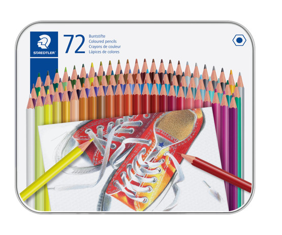 Värikynä Staedtler 175  /  72 väriä metallirasia