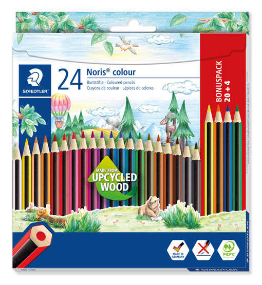 Värikynä Staedtler Noris Colour lajitelma  24 väriä