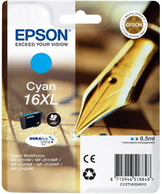 Mustesuihkuväri Epson NO. 16XL  C13T16324012 cyan T1632