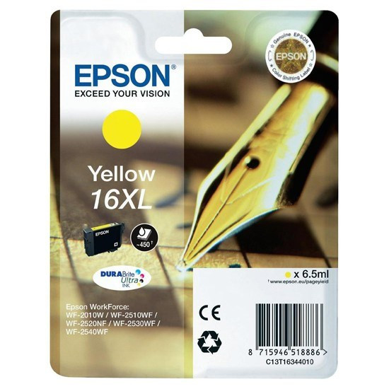 Mustesuihkuväri Epson NO. 16XL  C13T16344012 yellow T1634