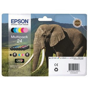 Mustesuihkuväri Epson NO. 24 C13T24284011 Multipack 6- väriä T2428