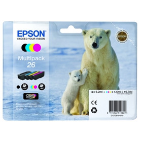 Mustesuihkuväri Epson NO. 26 C13T26164010 multipack T2616