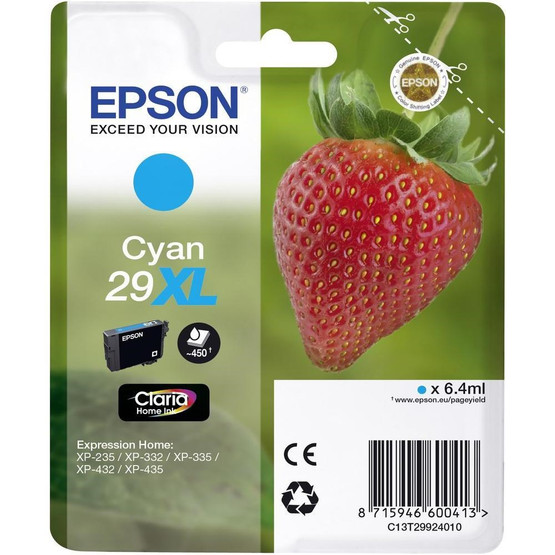 Mustesuihkuväri Epson NO. 29XL C13T29924012 cyan T2992 