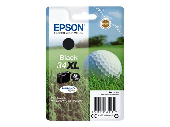 Mustesuihkuväri Epson NO. 34XL  C13T34714010 musta T3471 