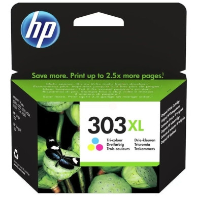 Mustesuihkuväri HP NO. HP 303XL  3-väri - T6N03AE