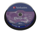 DVD+R levy Verbatim 4,7GB 16x, spindle / 10 kpl