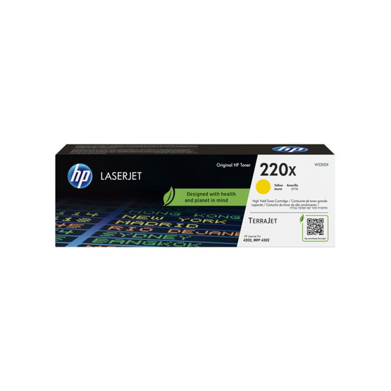 Laserväri HP 220X - HP W2202X yellow