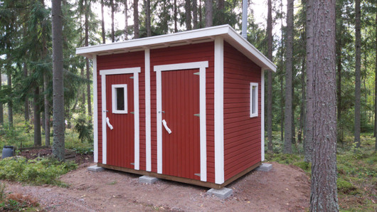 Varasto+huussi Combi