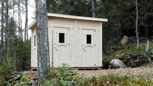 Varasto+huussi Combi