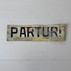 PARTURI -kyltti