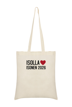 Isolla sydämellä isonen kassi