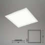 Briloner Piatto 7179-016 - plafondi, mitat 45cm x 45cm, 2400lm