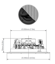 Bowers & Wilkins CCM362 upotettava kaiutinpari