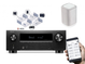 Denon monihuonepaketti AVR-X2800 kotiteatterivahvistin + Denon Home 150 valkoinen