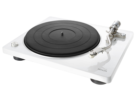 Denon DP-400 levysoitin valkoinen
