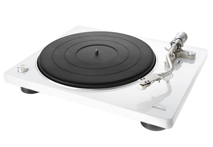Denon DP-400 levysoitin valkoinen