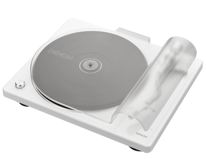 Denon DP-400 levysoitin valkoinen