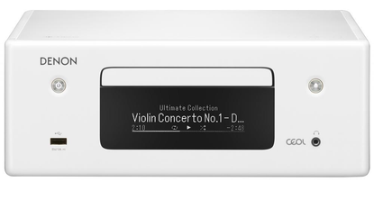 Denon RCD-N10 valkoinen keskusyksikkö