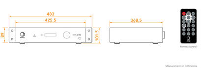 Elipson Infinite A1000 subwoofer vahvistin