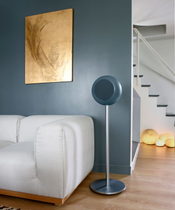 Elipson lattiajalusta Planet L kaiuttimelle harjattu kromi