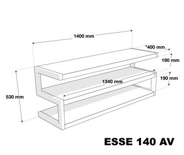 NorStone Esse 140 AV musta