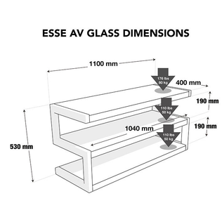 NorStone Esse AV musta / huurrelasi