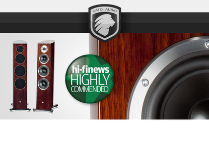 Gato Audio FM-50 kaiutinpari High Gloss Walnut