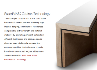 Gato Audio FM-50 kaiutinpari High Gloss Walnut