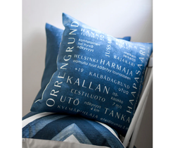 Tyynynpäällinen Merisää sininen