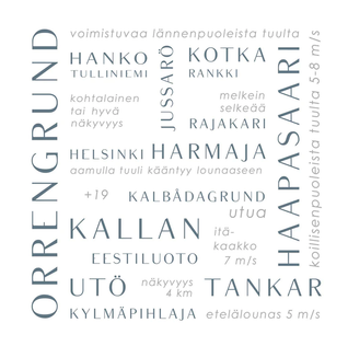 Tyynynpäällinen Merisää valkoinen
